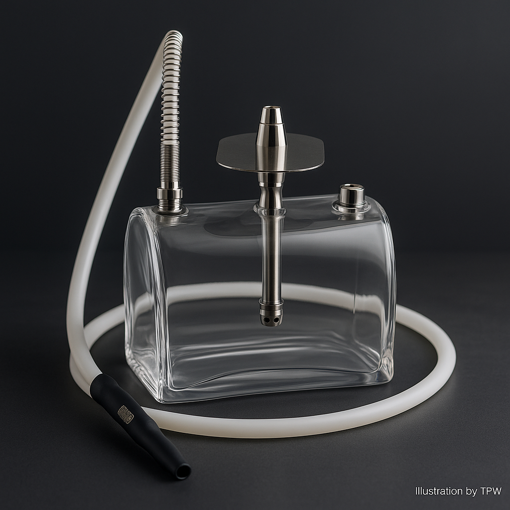 Oduman Smoke Tank Hookah – Travel-Ready, Single-Hose 3