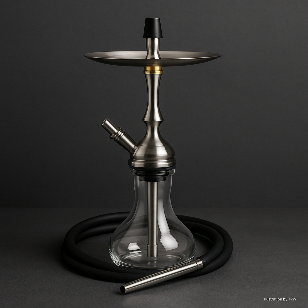 Ferro Classica Mini – 30 cm Stainless Steel Hookah 3