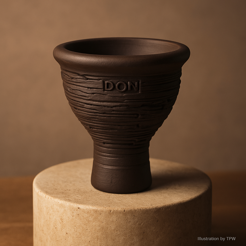 DON Traditional Turkish – Six-Hole Clay Bowl for Kaloud & Foil