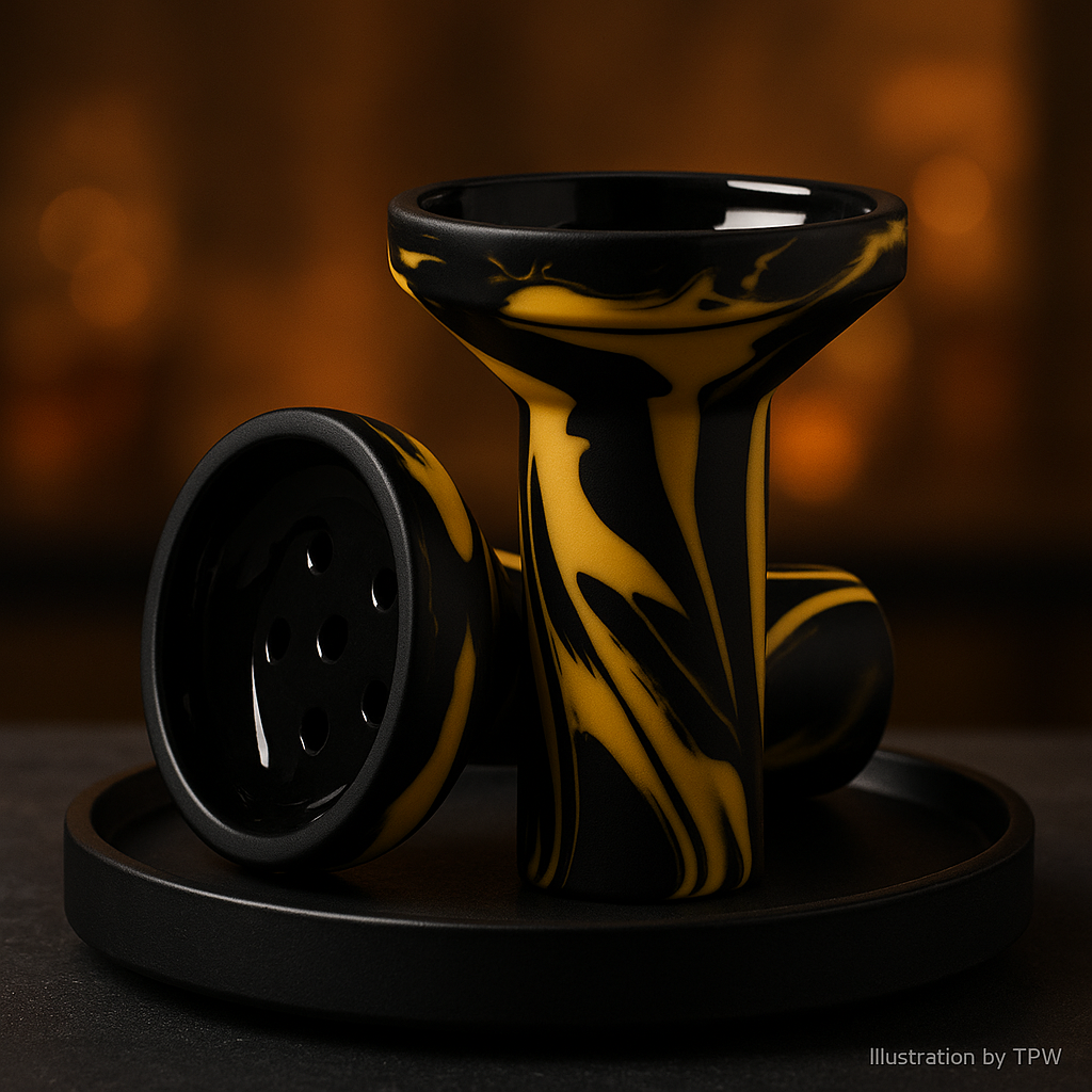 Cedra Egy Multi-Hole Clay Bowl — Black Edition