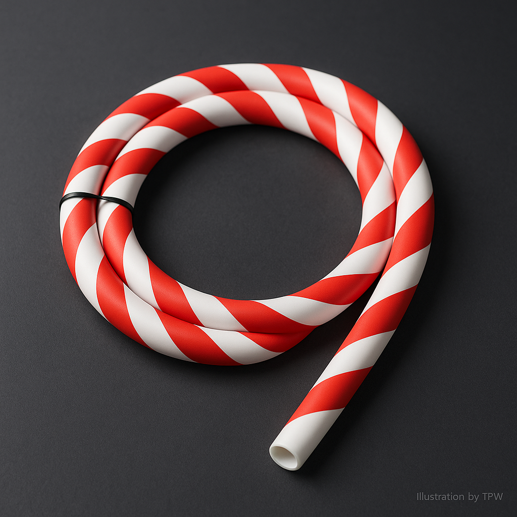 Caesar Silicone Hose 1.5 m – Red & White Soft-Touch 3