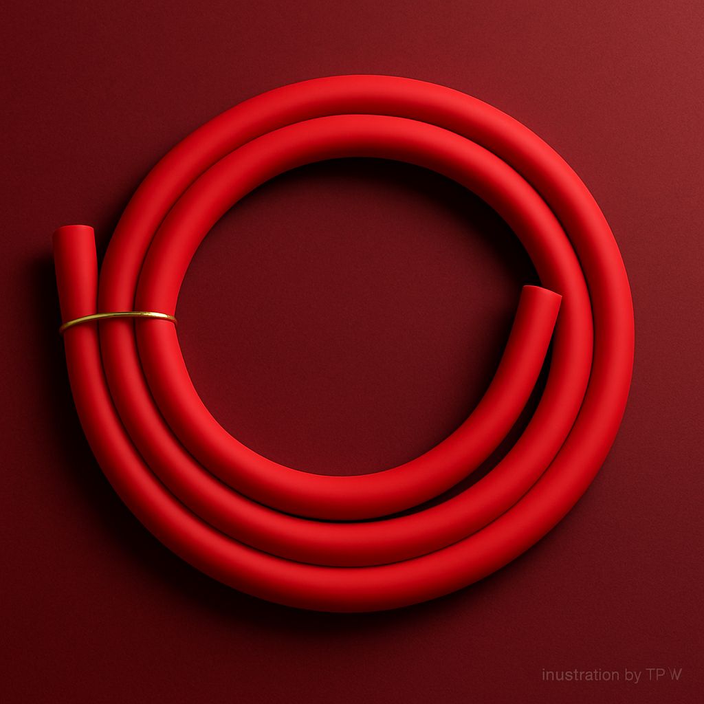 Essentials 1.5 m Red Hookah Hose – Medical-Grade Silicone 3