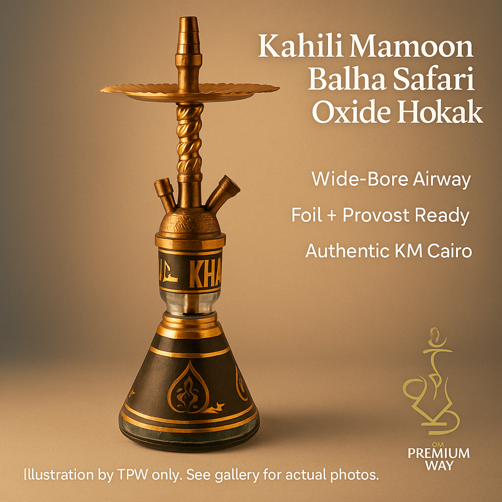 Khalil Mamoon Balha Safari Oxide – 56 cm Mini Hookah