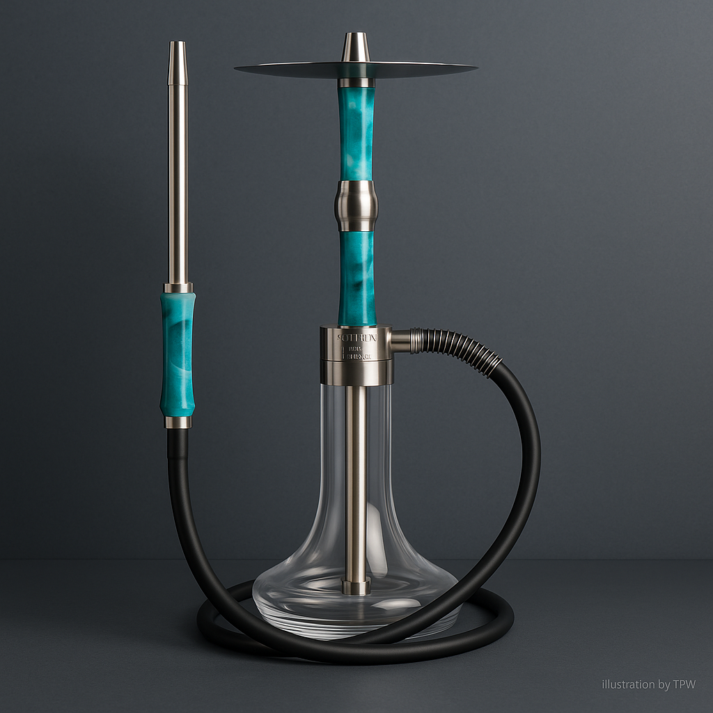 Oduman Proxy Hookah – 51 cm Stainless, Epoxy Body, Adjustable Purge 3