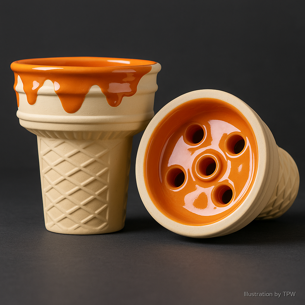 Werkbund Gelato “Pumpkin Drip” Bowl – Glazed Clay, 12–15 g 4