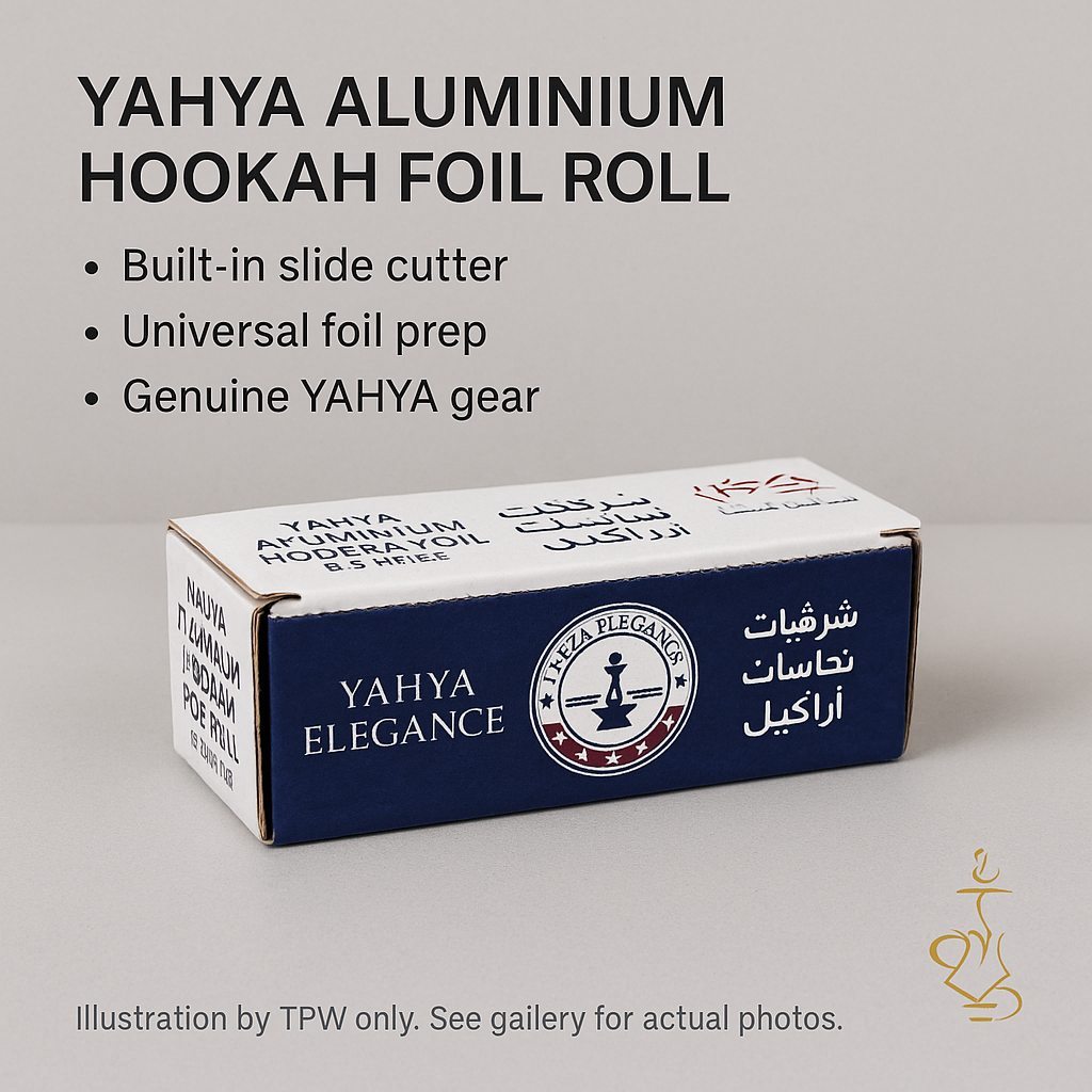 YAHYA Shisha Foil Roll 8.5 m – Built-In Cutter