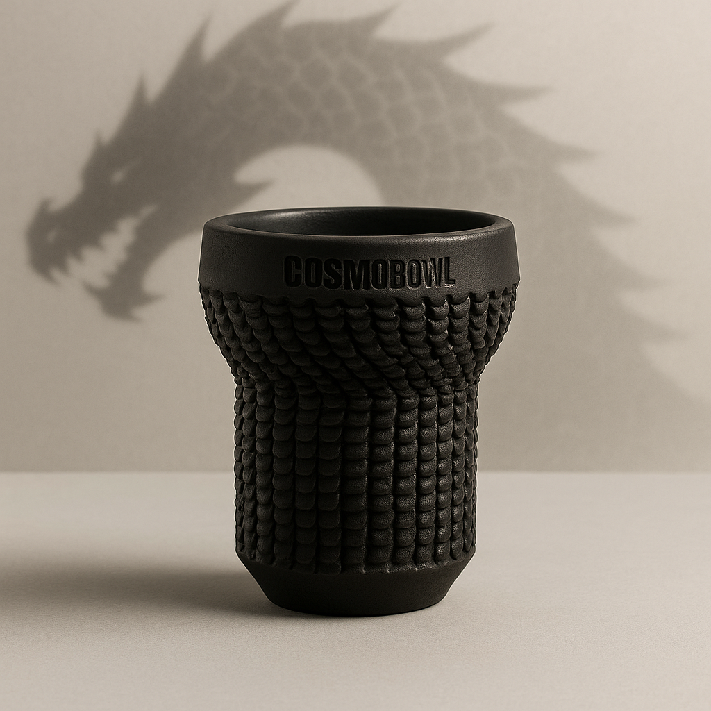 Cosmo Dragon Turkish Bowl – Milk-Sealed Red Clay, HMD-Ready