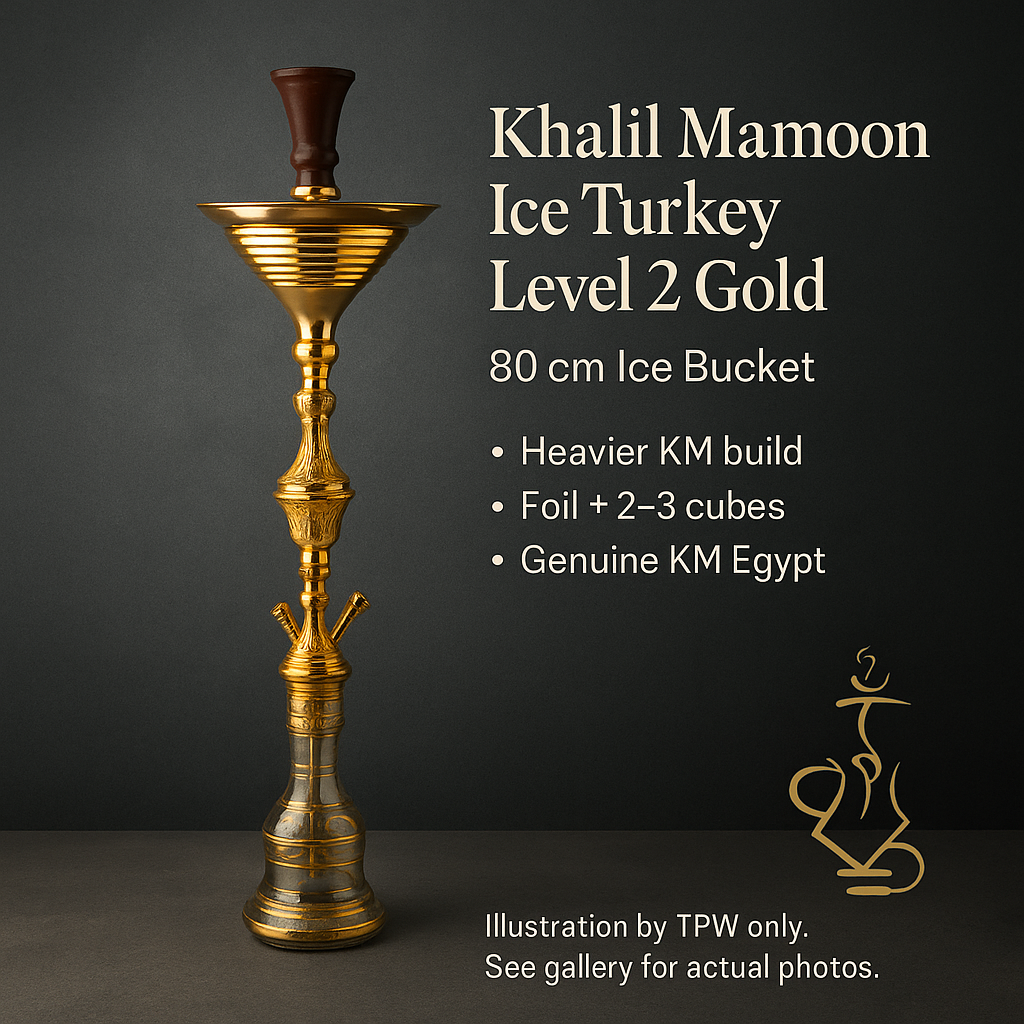 Khalil Mamoon Ice Turkey L2 Gold — 80 cm, Heavy-Build Ice Bucket