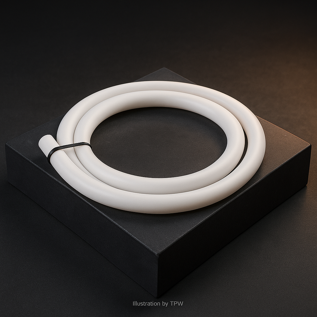 Essentials White Silicone Shisha Hose, image 2 of 7
