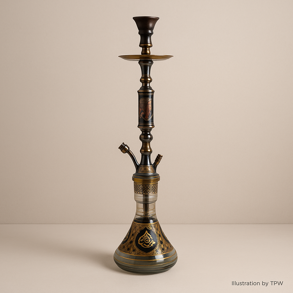 Khalil Mamoon Pharaonic Oxide 4225 – 80 cm Egyptian Hookah 3