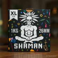 Shaman Coconut Charcoal 26mm Cubes – 100% Coconut Shell