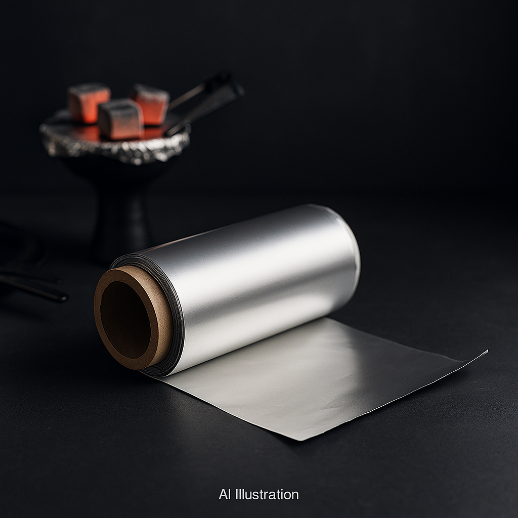 Alu Panzer Premium Hookah Foil — German-Made 40 µm Roll