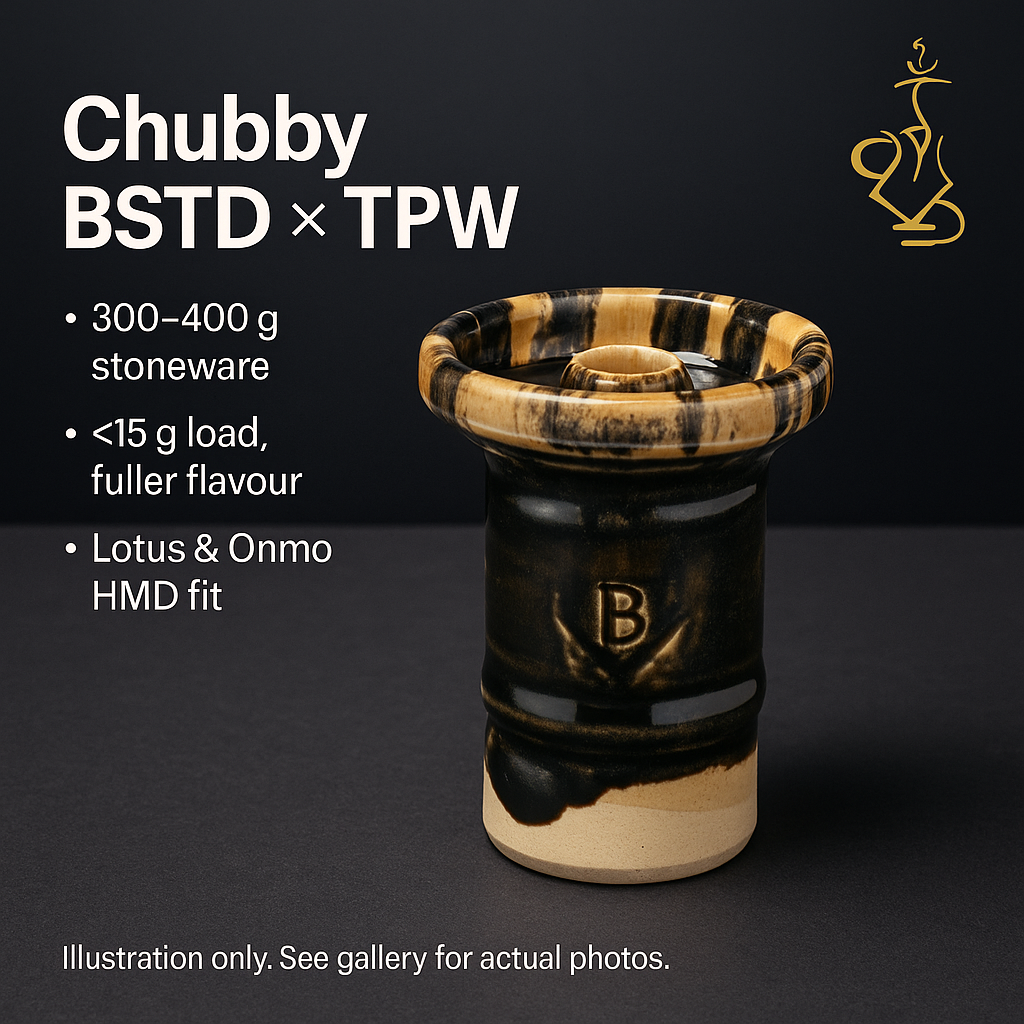 BSTD × TPW Chubby Clay Bowl – <15 g Load, Daily-Flavour Build