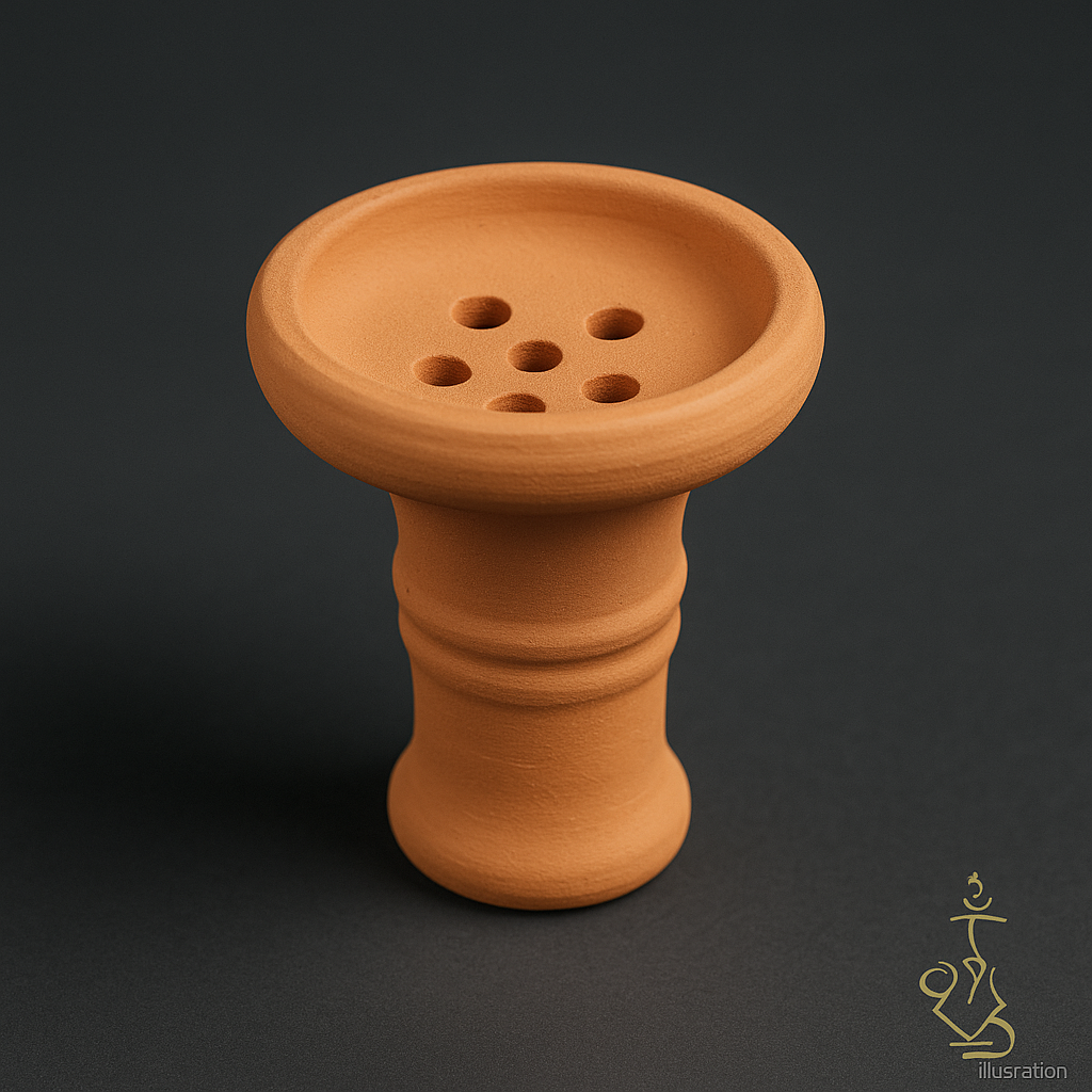 Essentials 5-Hole Traditional Clay Shisha Bowl, image 2 of 9