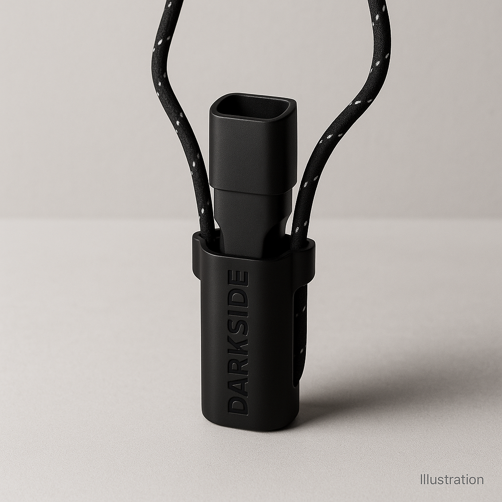 Darkside D-Stick Personal Mouthpiece – Black, Magnetic Case