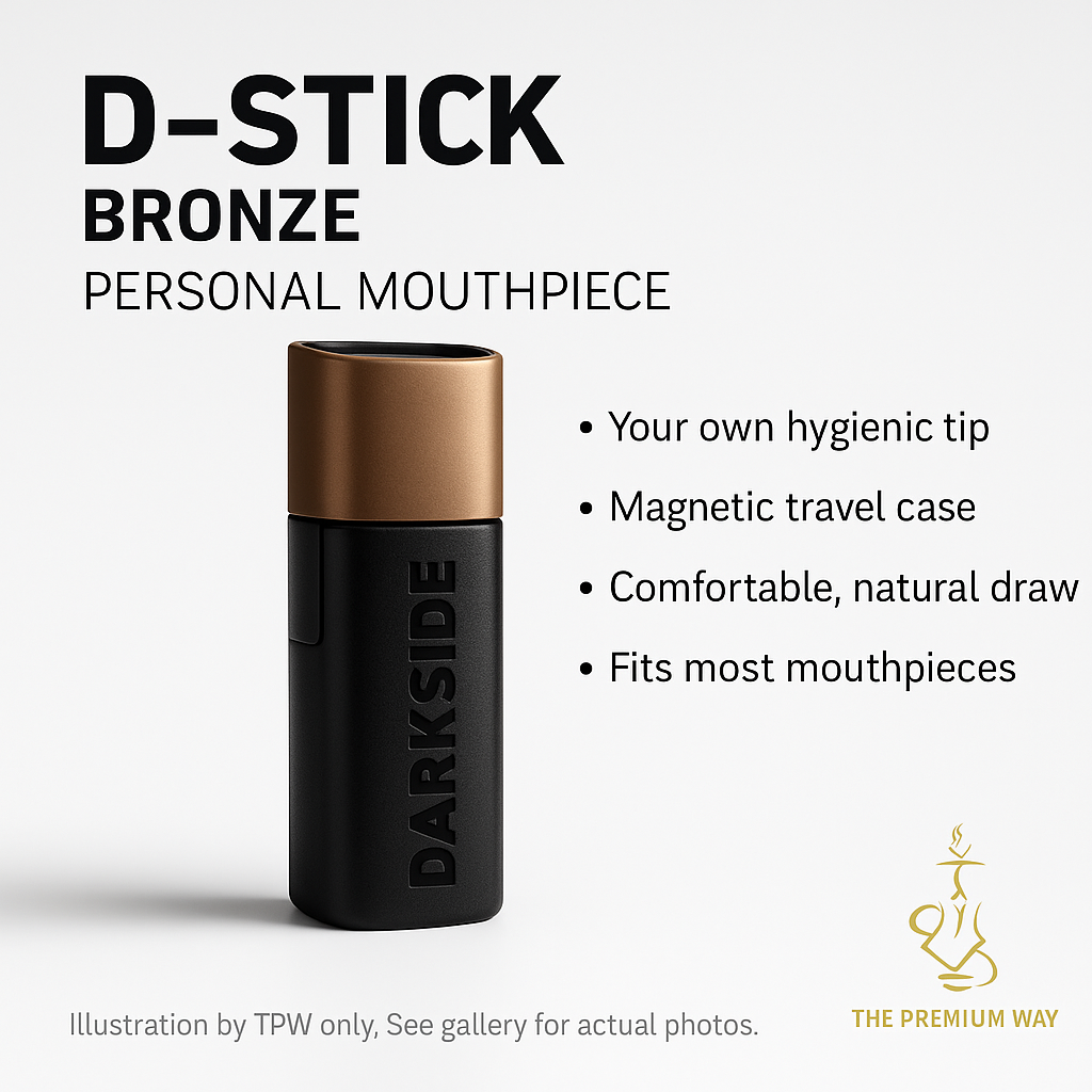 Darkside Personal Mouthpiece — D-Stick Bronze, travel-ready case