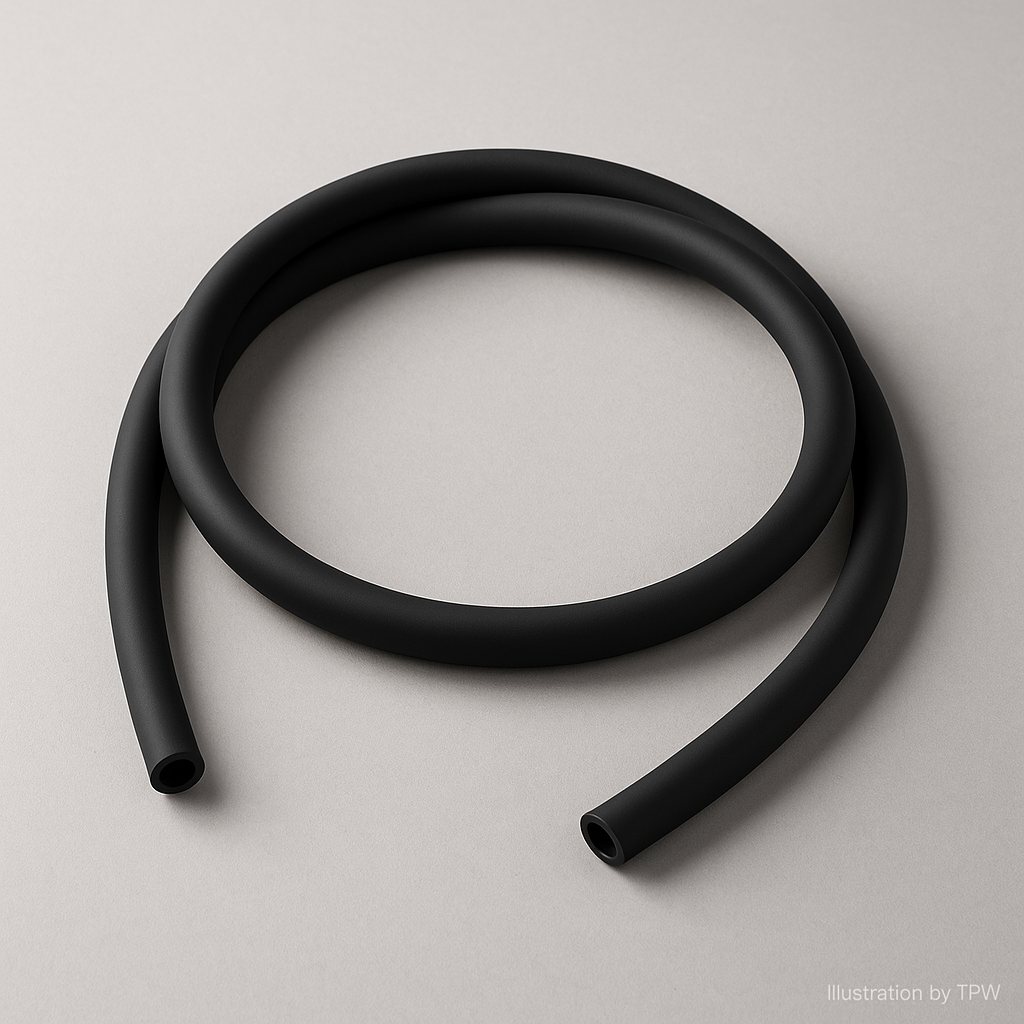 Steamulation Soft-Touch Hose – 150 cm Black, Wide-Bore Flow