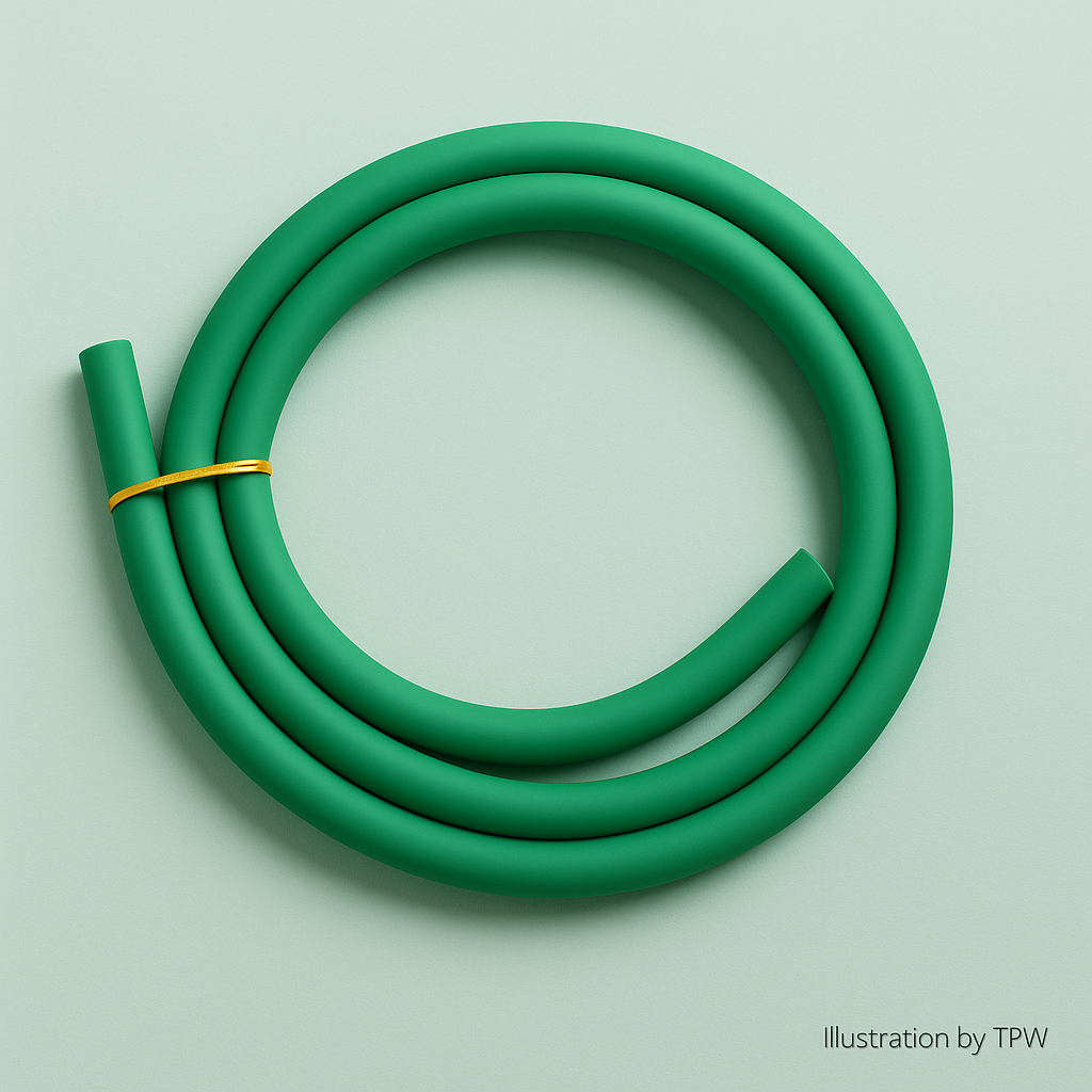 Essentials Green Silicone Shisha Hose, image 4 of 6