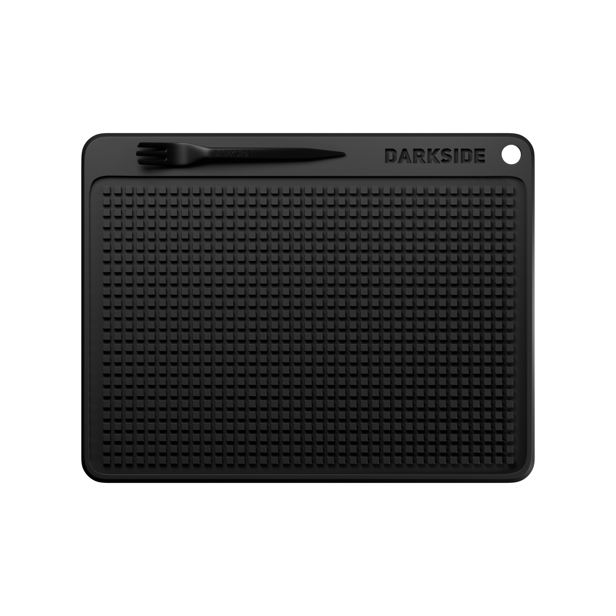 Darkside Work Board 3.0 — Two-Sided Magnetic Prep Mat with 2-in-1 Fork 4
