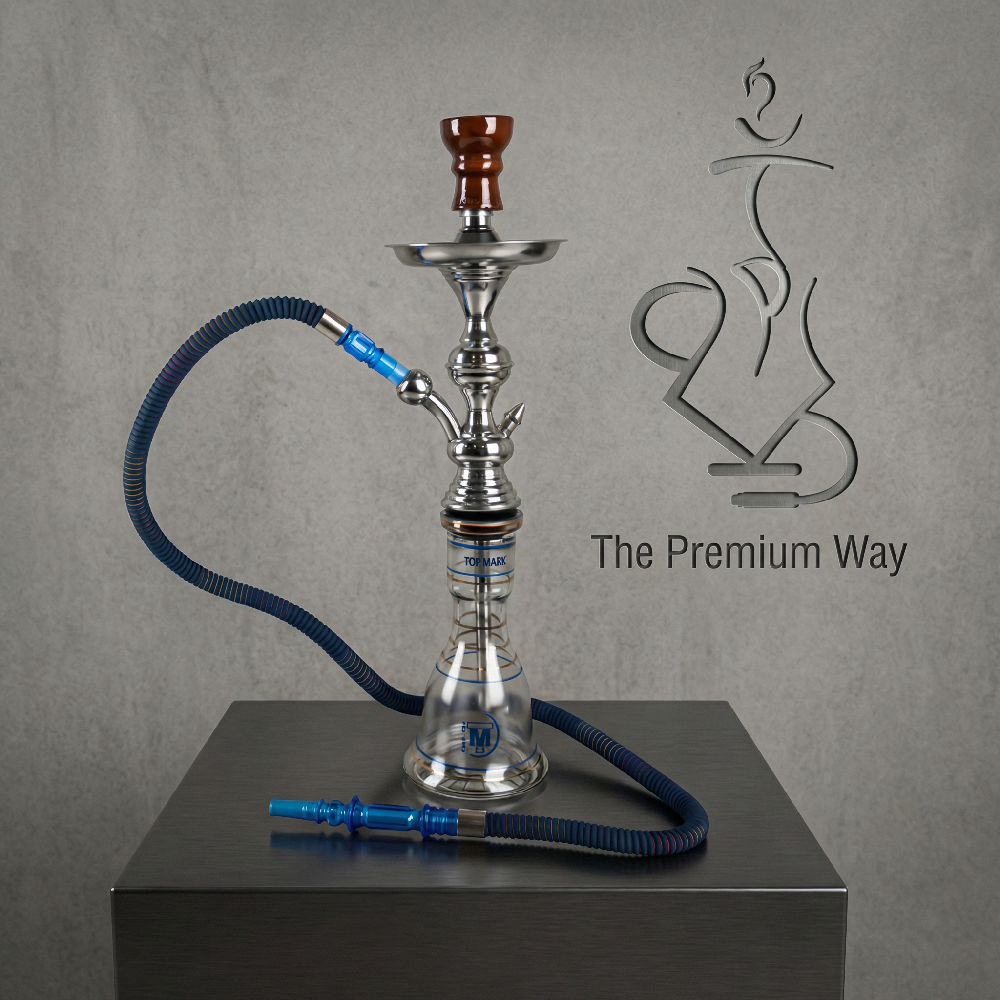 Top Mark Sokar 22/1 Hookah (53 cm) – Single Hose Egyptian Style