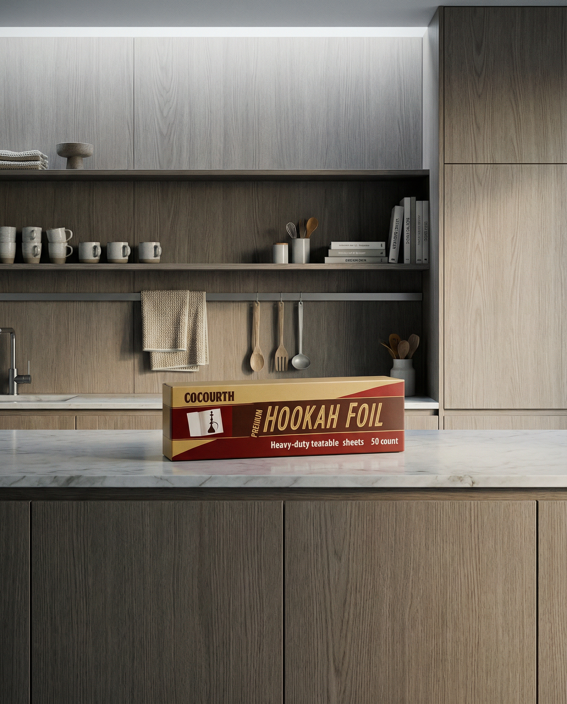 Cocourth Shisha Foil — 50 Micron Strength, 15 m Roll 1