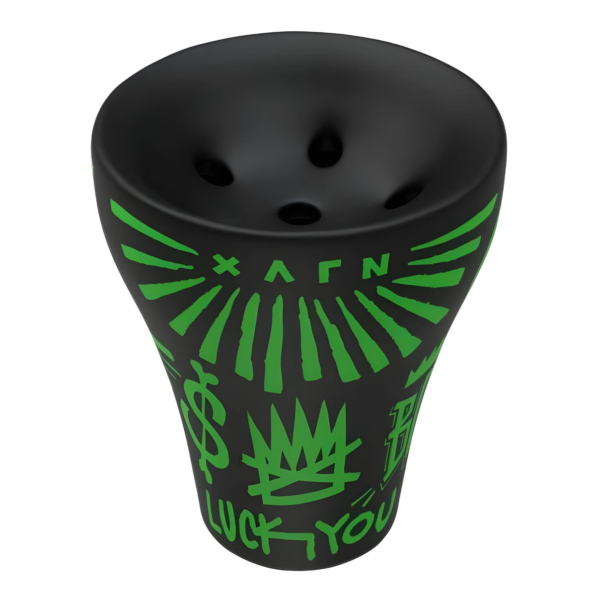 Hooligan Black Baseball Bat Hookah - Bowl 2, image 14 of 30