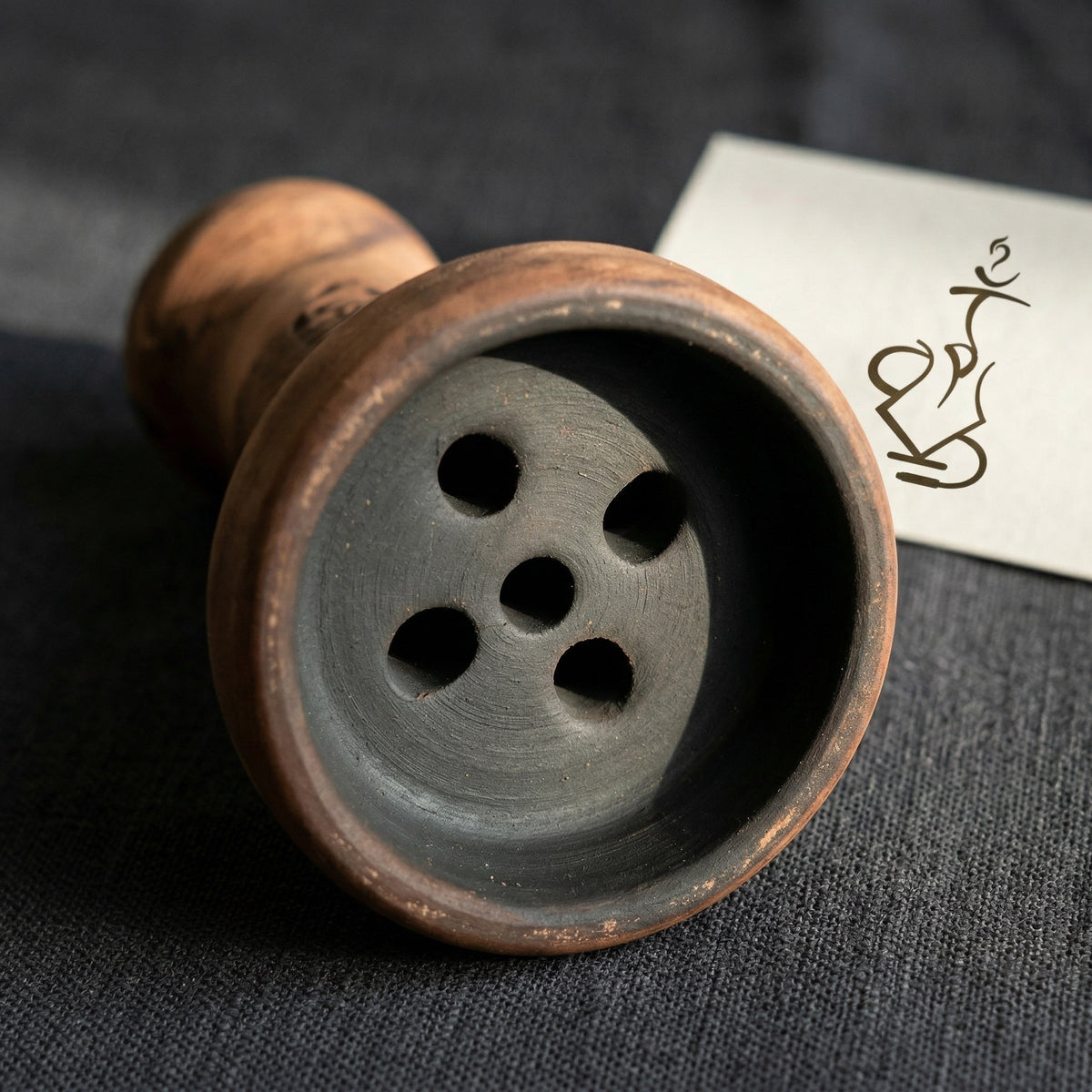 Oblako Killer Unglazed Clay Shisha Bowl, image 3 of 7