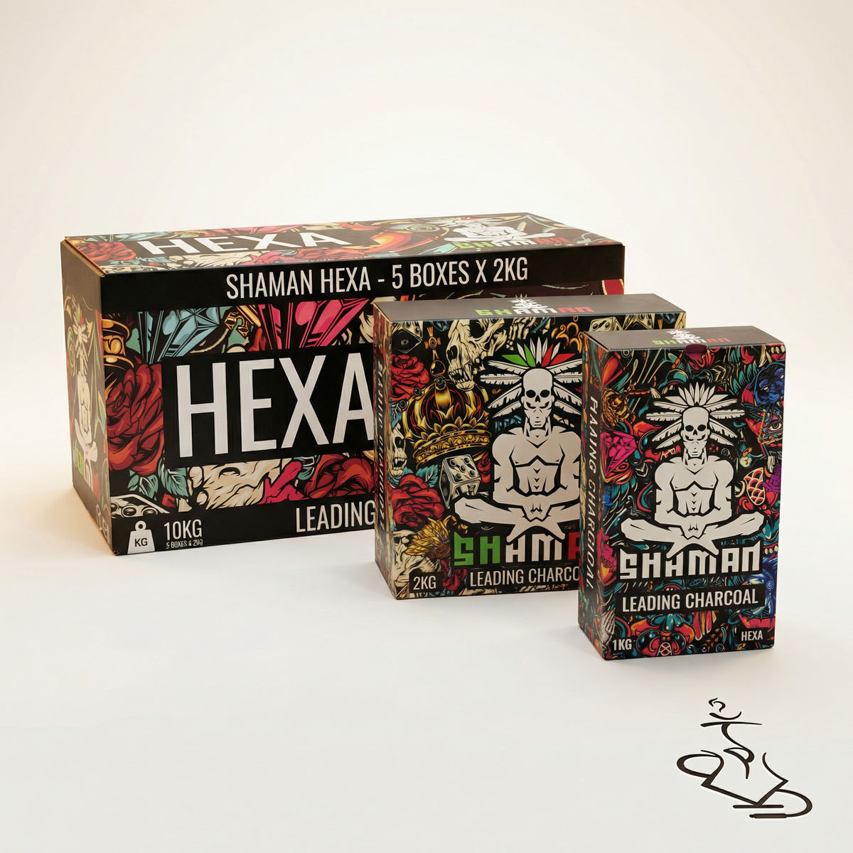 Shaman Hexa Coconut Shisha Charcoal, image 2 of 6