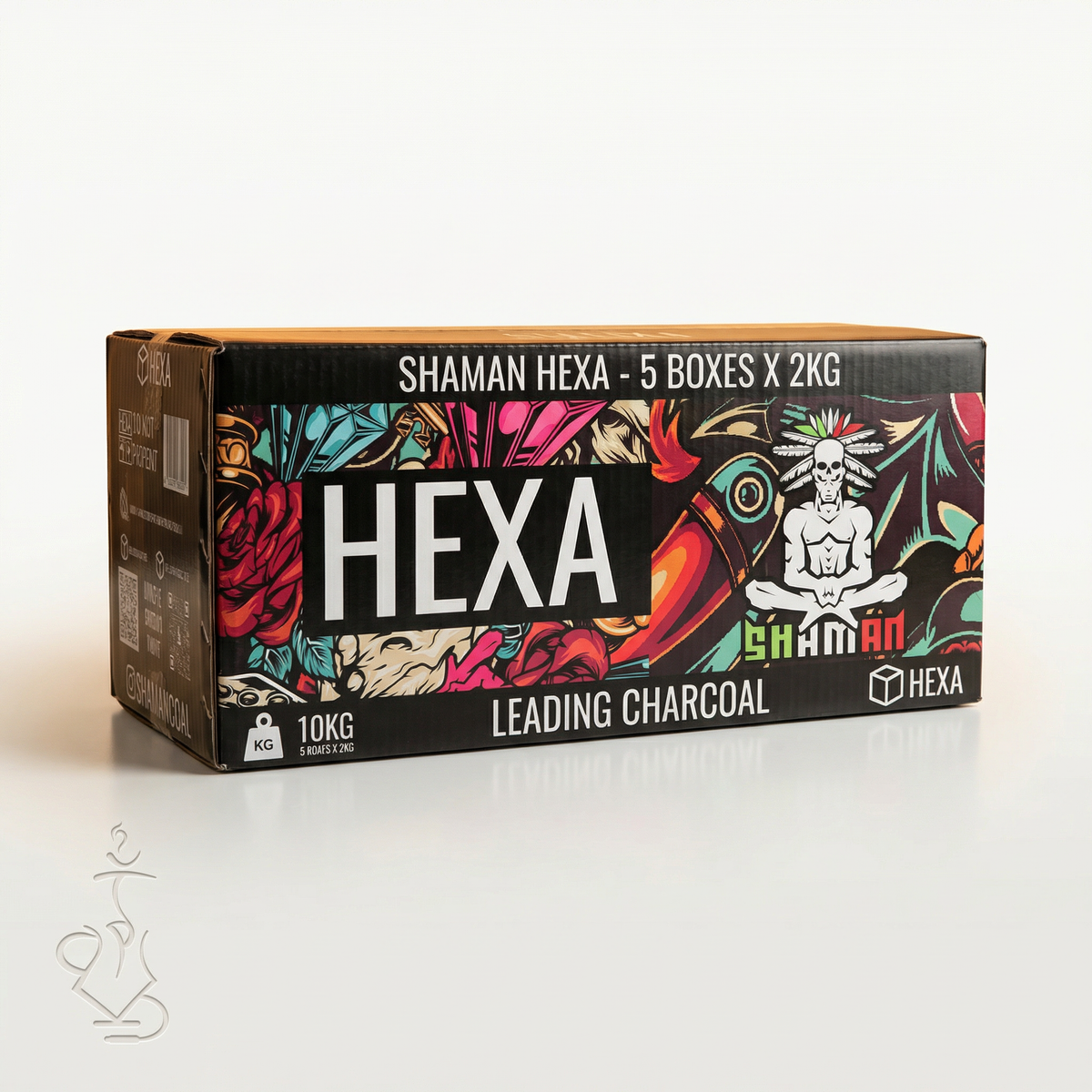 Shaman Hexa Coconut Shisha Charcoal, image 4 of 6