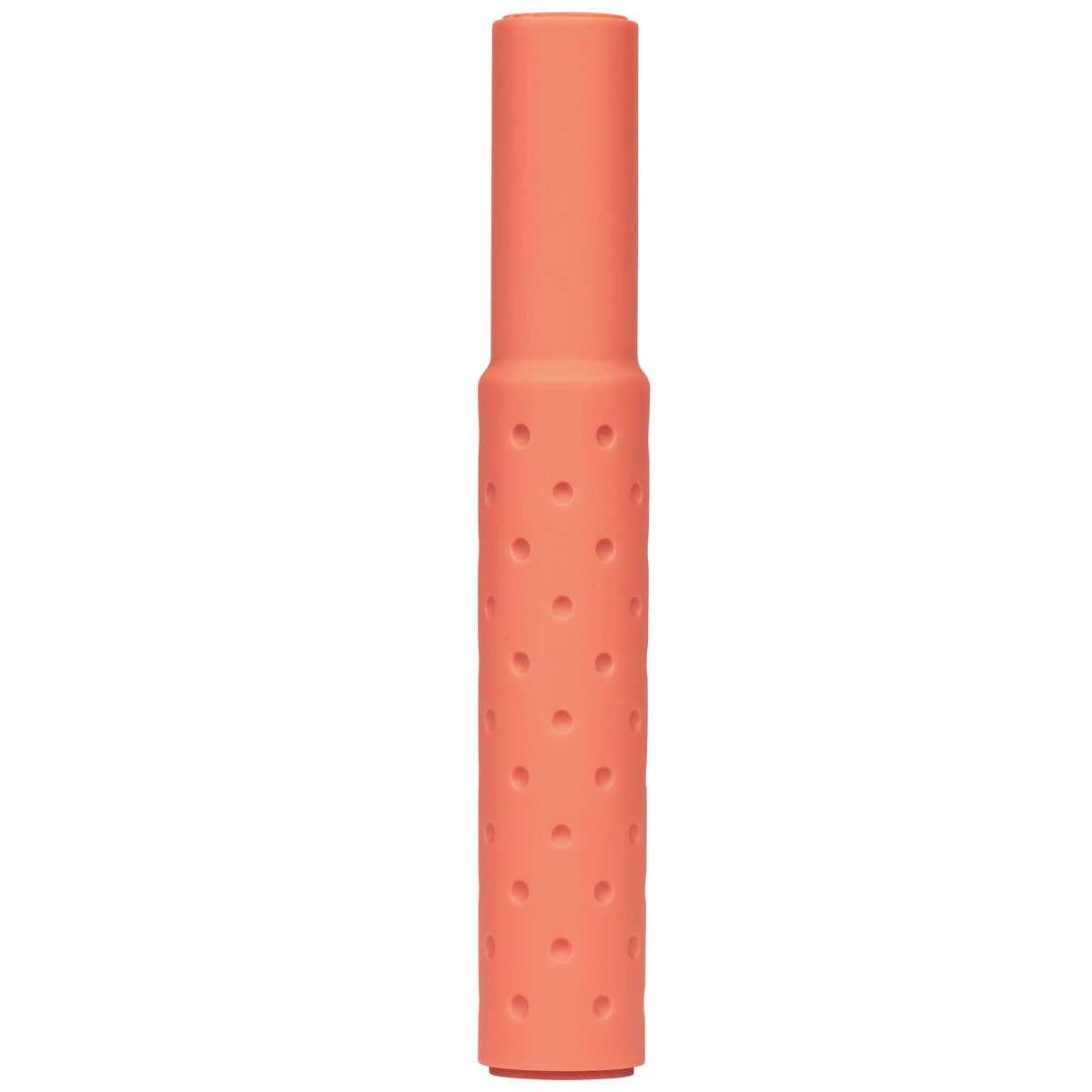 Amotion FUTR Rouge colour-coordinated mouthpiece — coral-red silicone with dimpled grip texture, included with the FUTR set, image 6 of 6