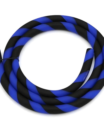 Caesar - Caesar Black & Blue Silicone Shisha Hose - The Premium Way