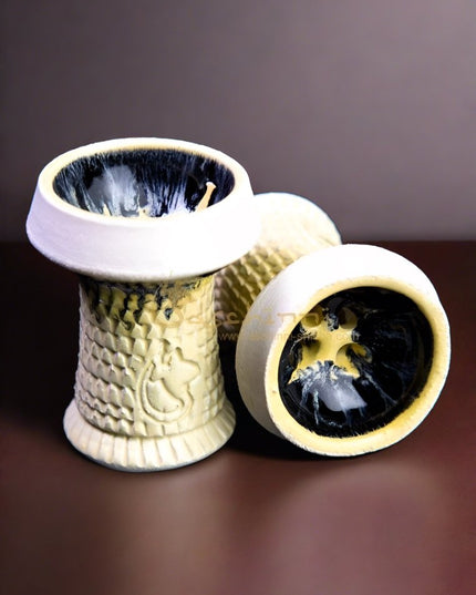DSCHINNI® - Dschinni Nero Multi-Colour Stone Hookah Bowl - The Premium Way