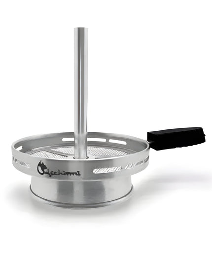 Dschinni Nero Crystal Glass Shisha Head Set with Vulcan Air