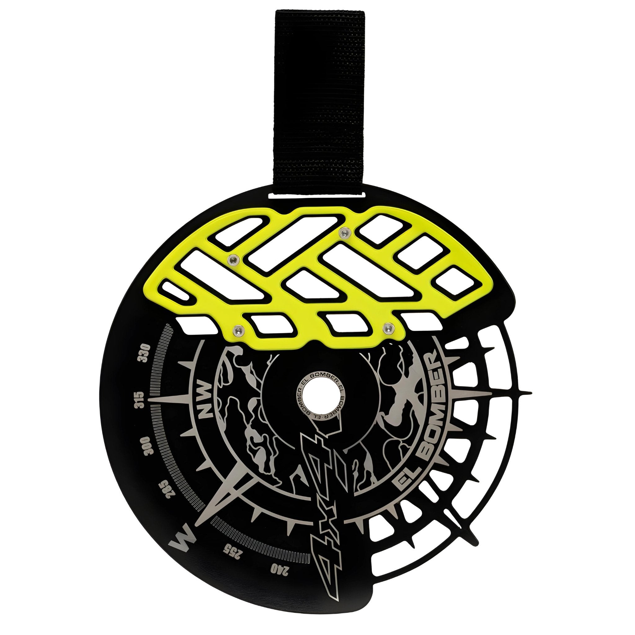 Side angle of the El Bomber 4x4 Hookah emphasizing its modern design and durable build.