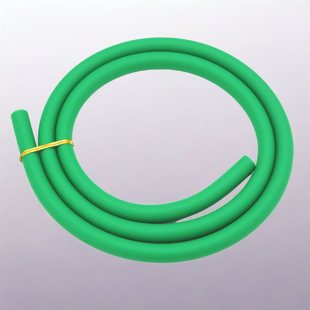 Essentials - Essentials Shisha Silicone Matte Hose - Green - The Premium Way, image 6 of 6