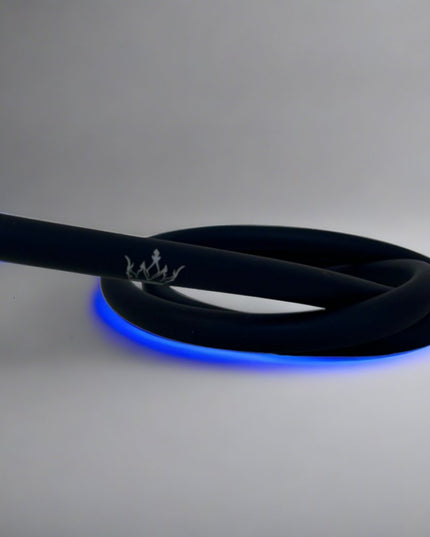 Essentials - Premium Shisha Silicone Hose - Black - The Premium Way