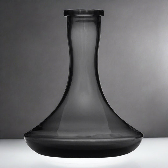 Essentials - Russian Style Shisha Base / Vase - Transparent Grey - The Premium Way