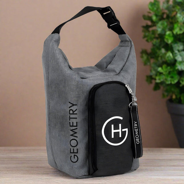 Geometry Hookah - Geometry Hookah Travel Bag - Grey - The Premium Way