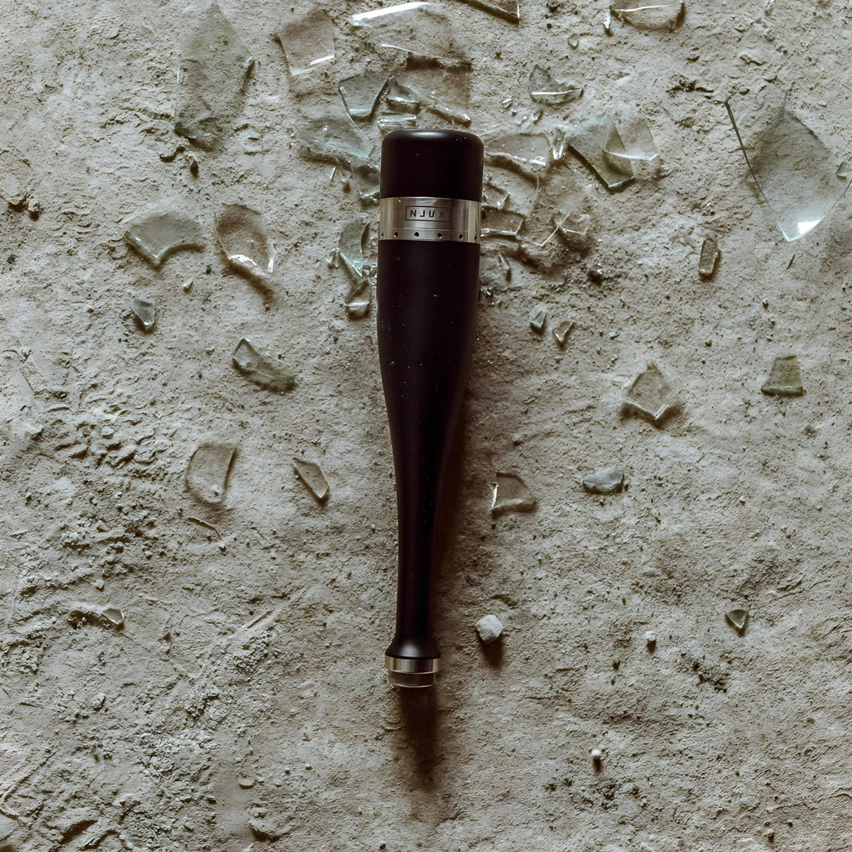 Hooligan Black Baseball Bat Hookah - On Ground, image 24 of 30