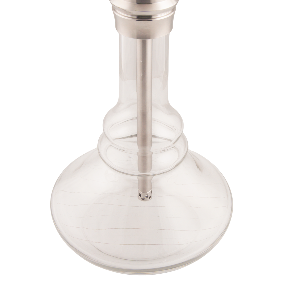 King Buzz Amber Storm hookah clear glass base and downstem — The Premium Way, image 10 of 15