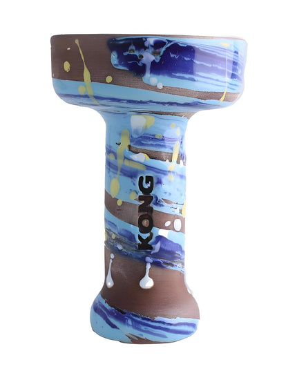 Detailed Design of Kong Phunnel Space Blue Hookah Bowl – Artistic and Unique Patterns
