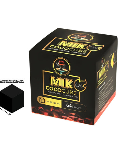 MIK COCOCUBE Coconut Charcoal Charcoal | The Premium Way