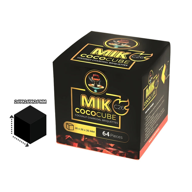 MIK COCOCUBE Coconut Charcoal Charcoal | The Premium Way