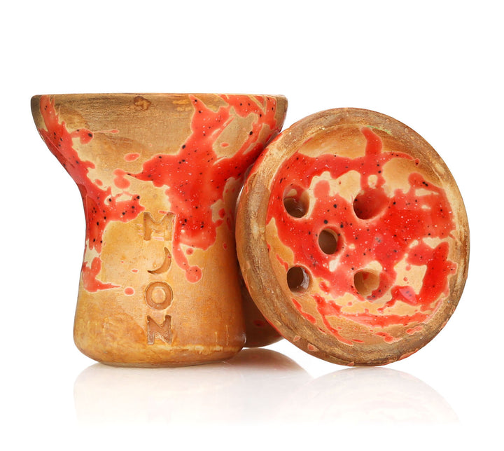 Moon Turkish Shisha Bowl Glazed Clay