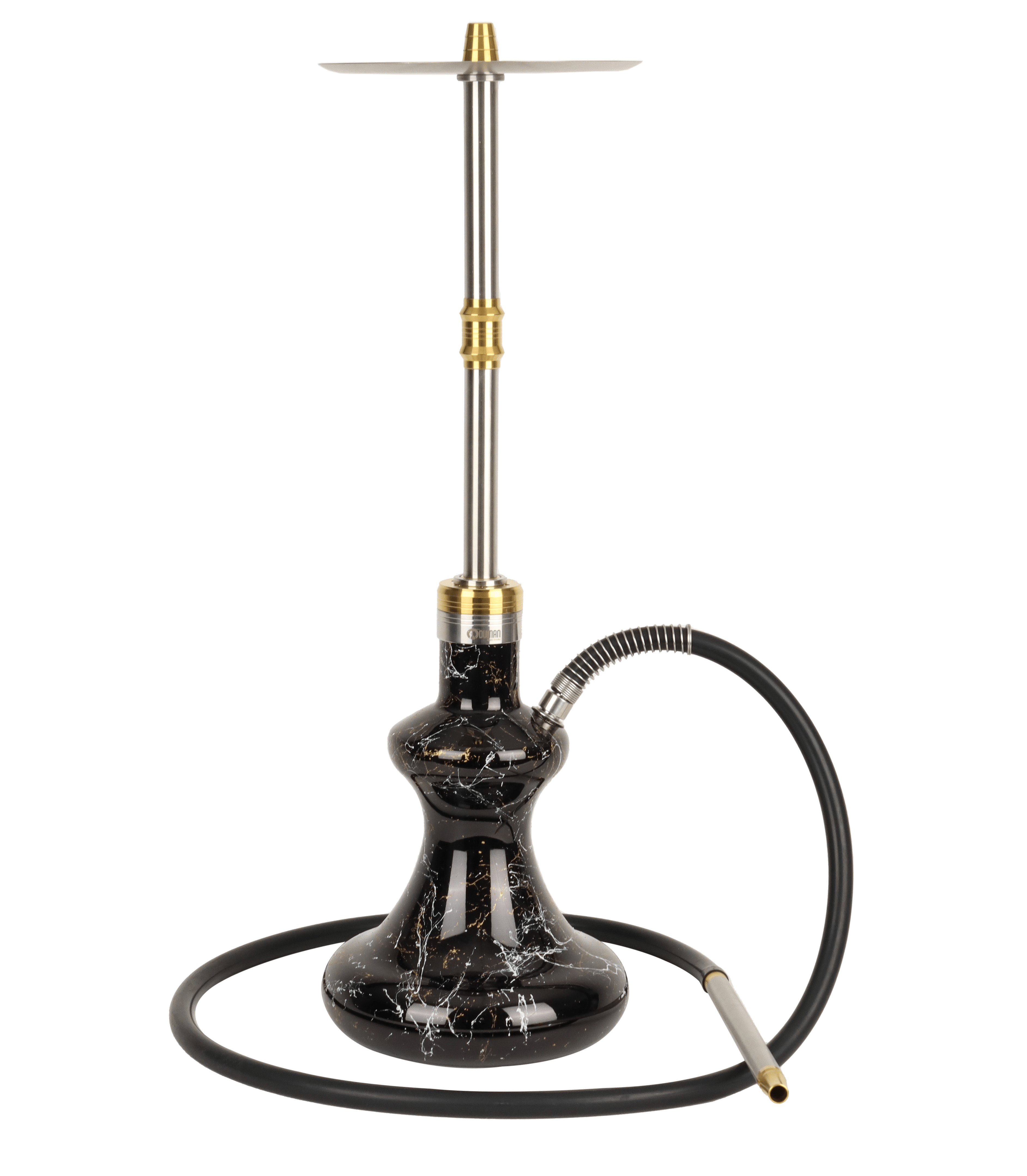 Oduman Hybrid V2.0 Hookah - Black Marble Shisha | The Premium Way