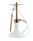 Bronze / White Glass