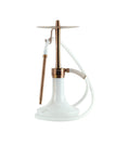 Bronze / White Glass