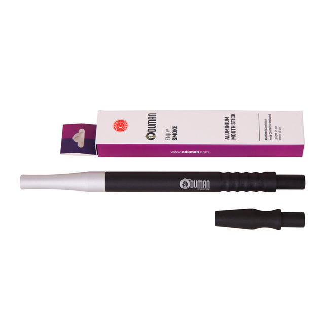 Oduman Initial - 25 Aluminium Mouthpiece – Black Mouthpiece | The Premium Way