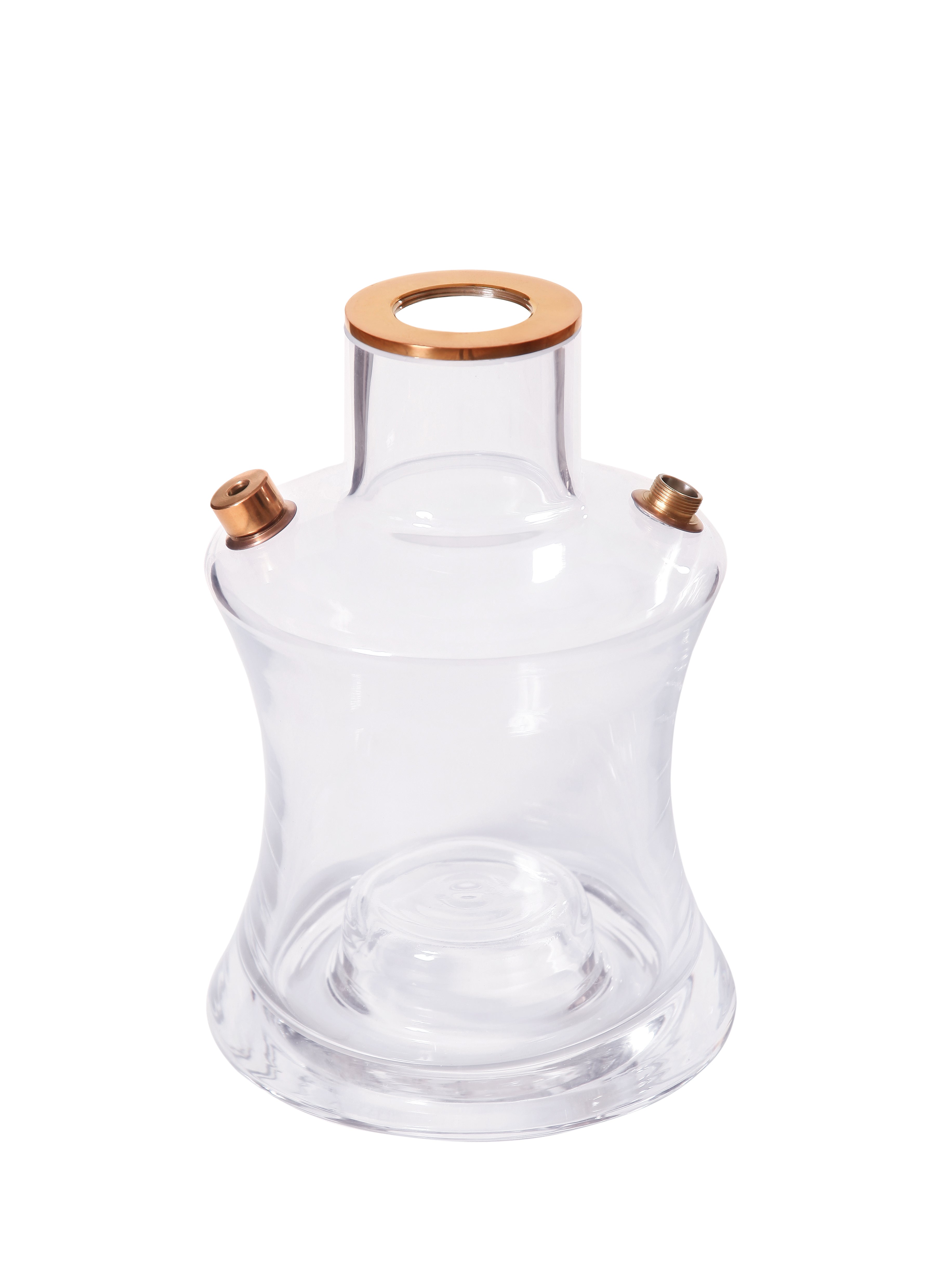 Oduman N2 Clear Gold Hookah Shisha | The Premium Way