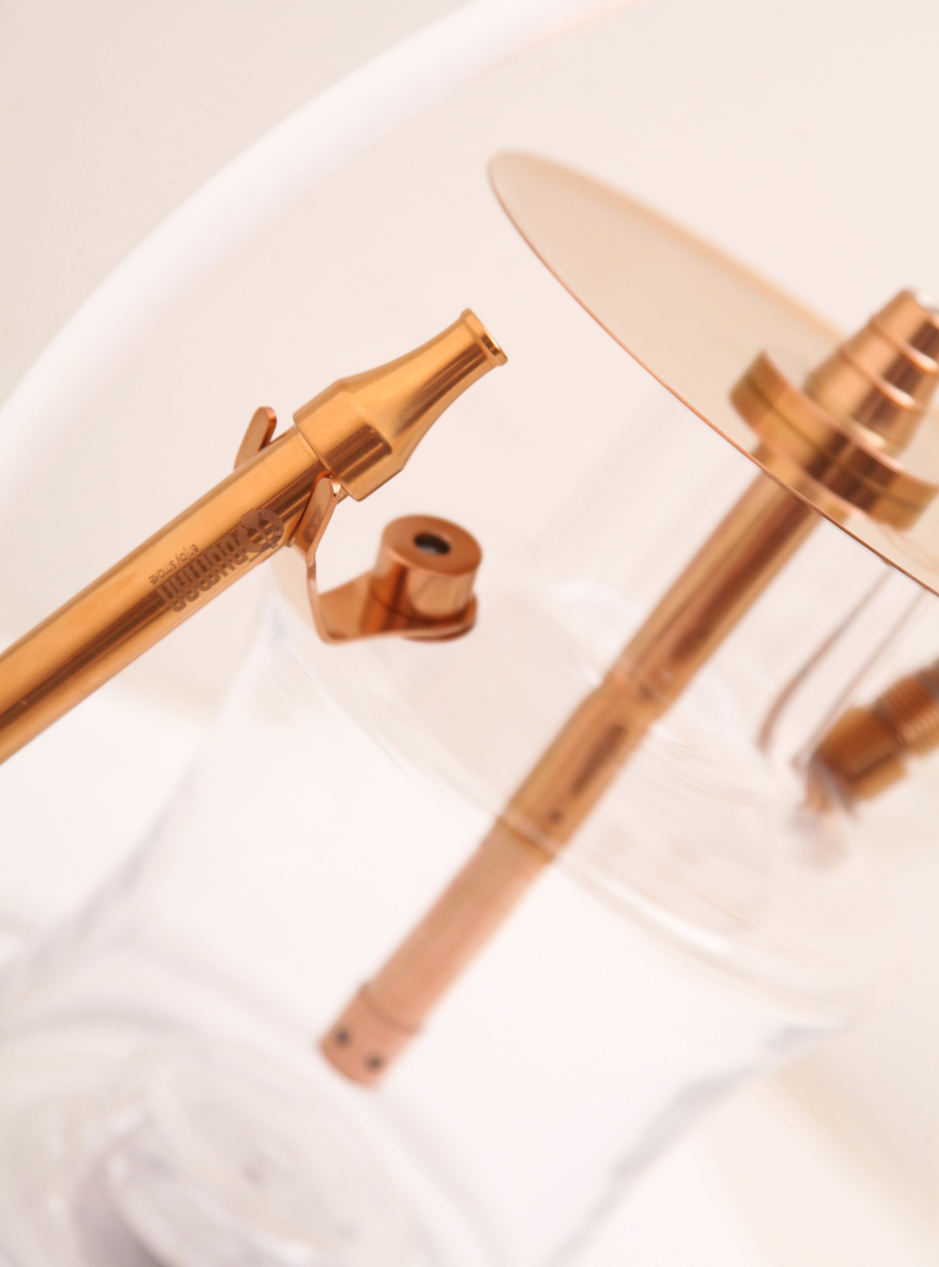 Oduman N2 Clear Gold Hookah Shisha | The Premium Way